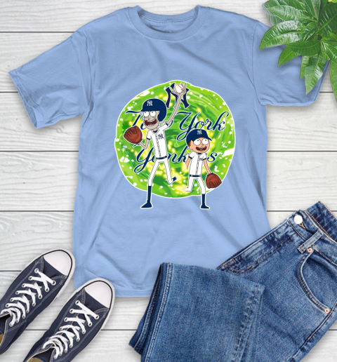 MLB New York Yankees Rick And Morty Baseball Sports T-Shirt 11