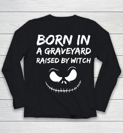 Born in a graveyard raised by a witch Youth Long Sleeve