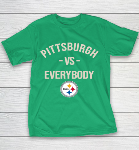 Pittsburgh Steelers Vs Everybody Youth T-Shirt 3