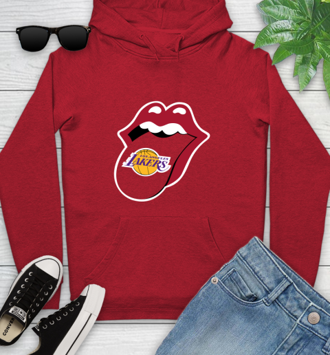 Los Angeles Lakers NBA Basketball Lips I Root For My Team Adoring Fan 147