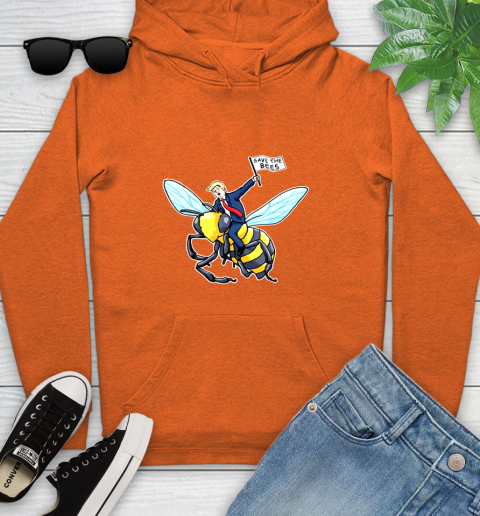 Save The Bees Donald Trump shirt Youth Hoodie 5