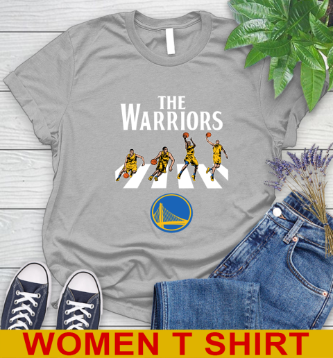 NBA Basketball Golden State Warriors The Beatles Rock Band Shirt Women's T-Shirt 5