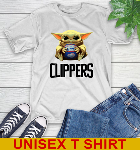 NBA Basketball LA Clippers Star Wars Baby Yoda Shirt