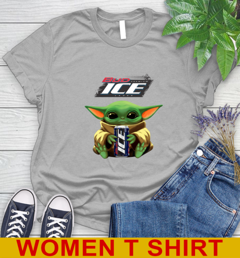 Star Wars Baby Yoda Hugs Bud Ice Beer Shirt 93