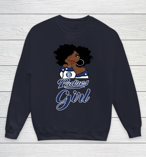 San Diego Padress Girl MLB Youth Sweatshirt 3
