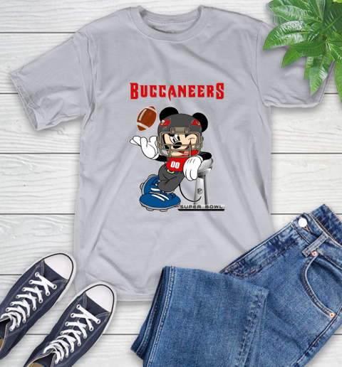 NFL Tampa Bay Buccaneers Mickey Mouse Disney Super Bowl Football T Shirt T-Shirt 6
