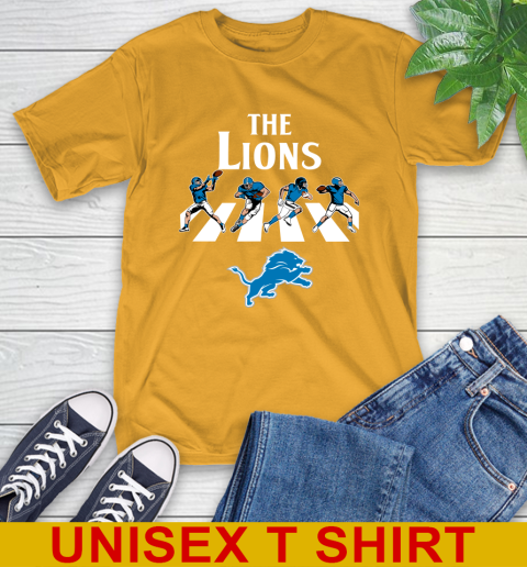 NFL Football Detroit Lions The Beatles Rock Band Shirt T-Shirt 2