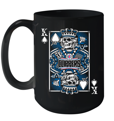 LA Clippers NBA Basketball The King Of Spades Death Cards Shirt Ceramic Mug 15oz