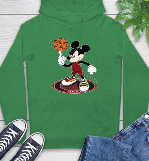 NBA Basketball Miami Heat Cheerful Mickey Disney Shirt Hoodie 8