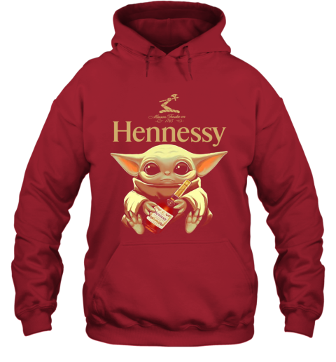 hennessy hoodie red