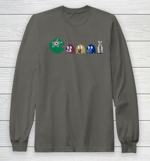 Dallas Stars x Pacman Create History For Stanley Cup Long Sleeve T-Shirt 8