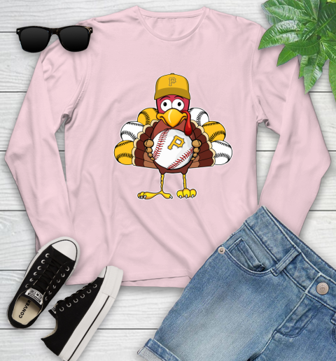 Pittsburgh Pirates Turkey thanksgiving Youth Long Sleeve 10
