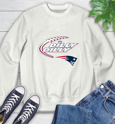 NFL New England Patriots Dilly Dilly Football Sports Sweatshirt
