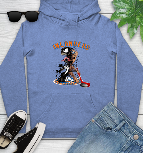 NHL New York Islanders Hockey Venom Groot Guardians Of The Galaxy Youth Hoodie 12