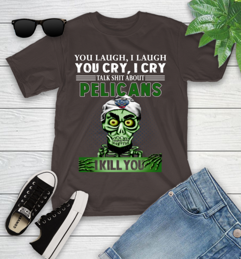 NBA Talk Shit About New Orleans Pelicans I Kill You Achmed The Dead Terrorist Jeffrey Dunham Basketball Youth T-Shirt 7