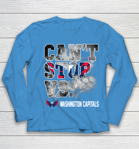 NHL Washington Capitals Hockey Can't Stop Vs Youth Long Sleeve 5