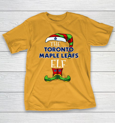 Toronto Maple Leafs Christmas ELF Funny NHL T-Shirt 2