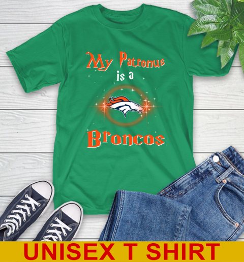 NFL Football Harry Potter My Patronus Is A Denver Broncos T-Shirt 7