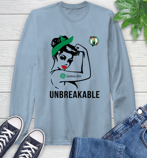 NBA Boston Celtics Girl Unbreakable Basketball Sports Long Sleeve T-Shirt 6