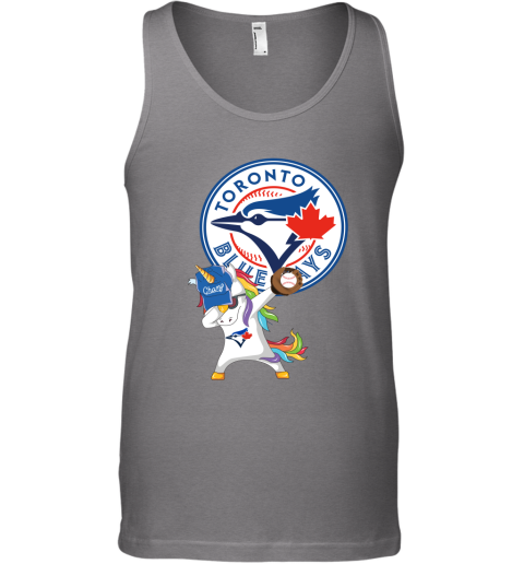 Hip Hop Dabbing Unicorn Flippin Love Toronto Blue Jays Tank Top