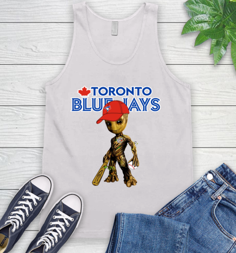 MLB Toronto Blue Jays Groot Guardians Of The Galaxy Baseball Tank Top