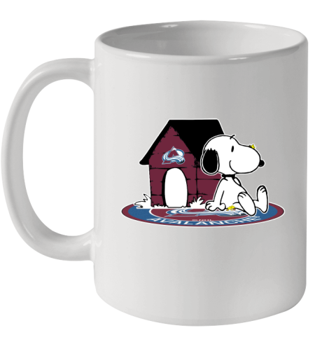 NHL Hockey Colorado Avalanche Snoopy The Peanuts Movie Shirt Ceramic Mug 11oz