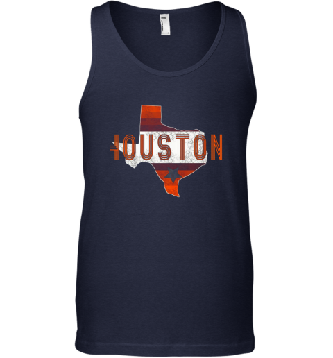 y1cd new houston retro baseball shirtvintage houston baseball unisex tank 17 front navy