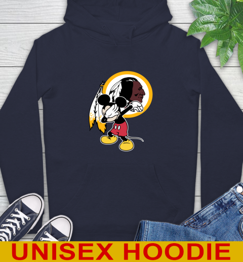 Washington Redskins NFL Football Dabbing Mickey Disney Sports Hoodie 4