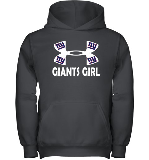 NFL New York Giants Girl Under Armour Football Sports qRXUCjXWG8n youth hoodie 43 95 151514 front black
