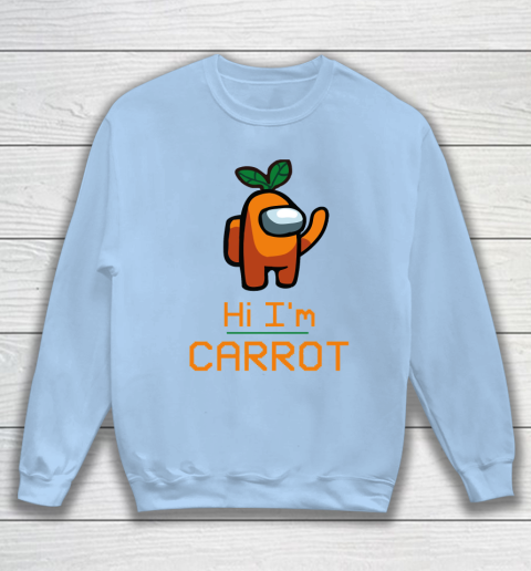 Among Us Shirt IM CARROT ORANGE AMONG A7 Sweatshirt 4