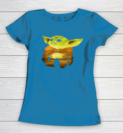 Star Wars Darth Vader And Baby Yoda Women s T Shirt