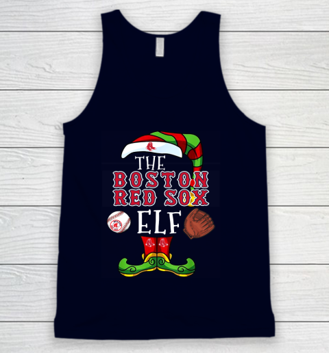 Boston Red Sox Christmas ELF Funny MLB Tank Top 2