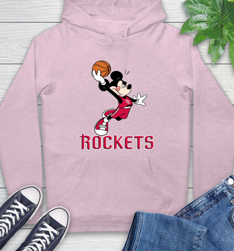 NBA Basketball Houston Rockets Cheerful Mickey Mouse Shirt Hoodie 10