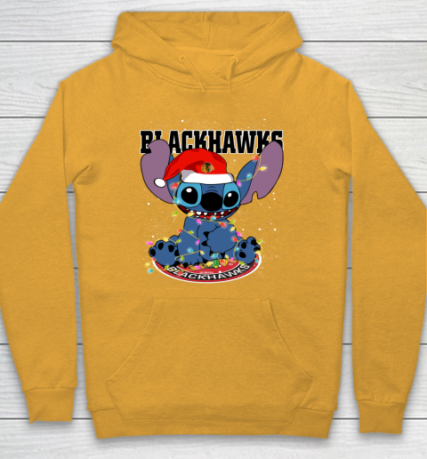 Chicago Blackhawks NHL Hockey noel stitch Christmas Hoodie 3 Chicago Blackhawks NHL Hockey noel stitch Christmas Hoodie - Image 3