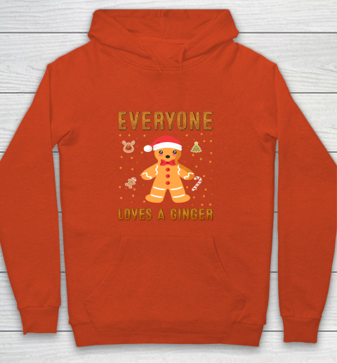 Everyone Loves A Ginger Funny Christmas Youth Hoodie 3