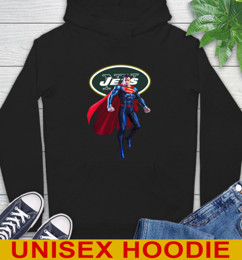 NFL Superman DC Sports Football New York Jets Hoodie 2