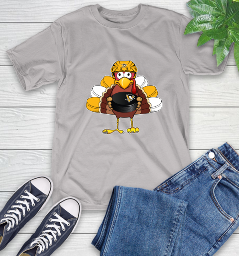 Pittsburgh Penguins Turkey Thanksgiving Day T-Shirt 12