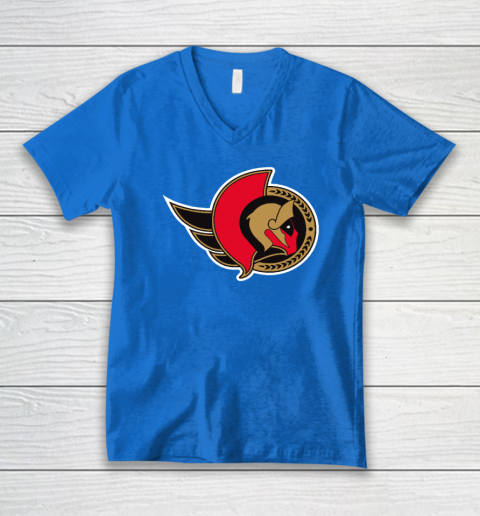 Ottawa Senator Deadpool Funny V-Neck T-Shirt 4