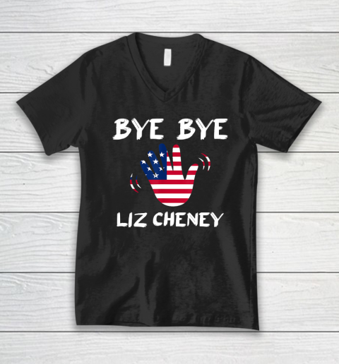 Bye Bye Liz Cheney V-Neck T-Shirt