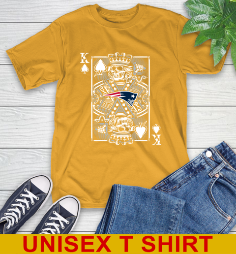 New England Patriots NFL Football The King Of Spades Death Cards Shirt T-Shirt 2