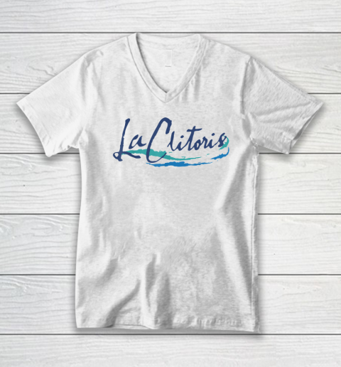 La Clitoris V-Neck T-Shirt