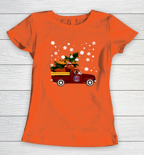 Los Angeles Angels Bring Christmas Home MLB Women's T-Shirt 3