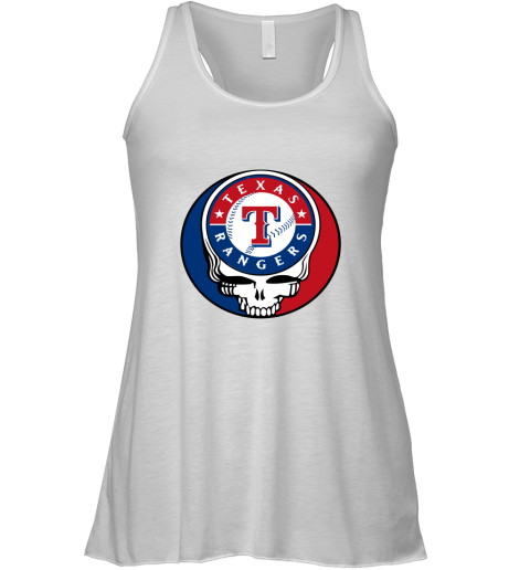 Texas Rangers The Grateful Dead Baseball MLB Mashup Racerback Tank