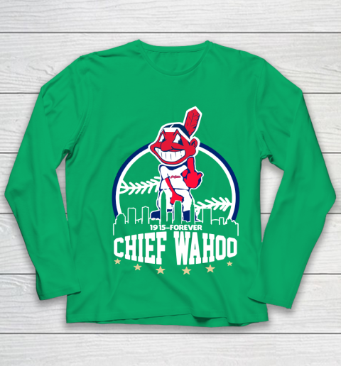Chief Wahoo Shirt Cleveland Indians 1915 Forever Youth Long Sleeve 4