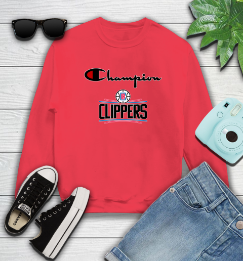 NBA Basketball LA Clippers Champion Shirt Sweatshirt 7