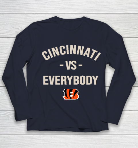 Cincinnati Bengals Vs Everybody Youth Long Sleeve 2