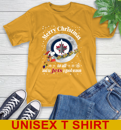 Winnipeg Jets Merry Christmas To All And To Jets A Good Season NHL Hockey Sports T-Shirt 2