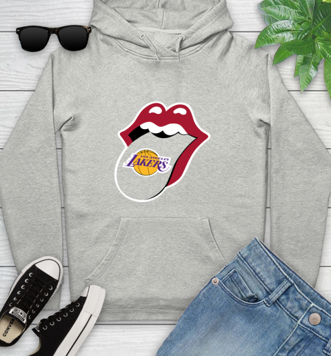 Los Angeles Lakers NBA Basketball Lips I Root For My Team Adoring Fan 137