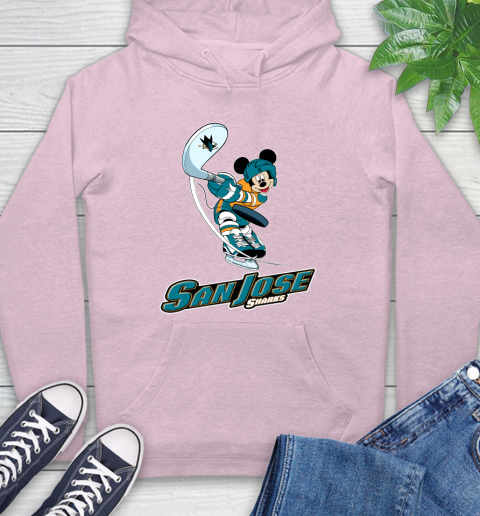 NHL Hockey San Jose Sharks Cheerful Mickey Mouse Shirt Hoodie 10