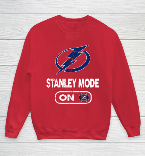 Tampa Bay Lightning Stanley Mode On Youth Sweatshirt 7